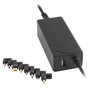 NGS W-45W Cargador Automático Universal para Portátil 45W, 8 Conectores, Compatible con Acer, Lenovo, HP, Asus, Samsung, Toshiba (19-20V, USB)